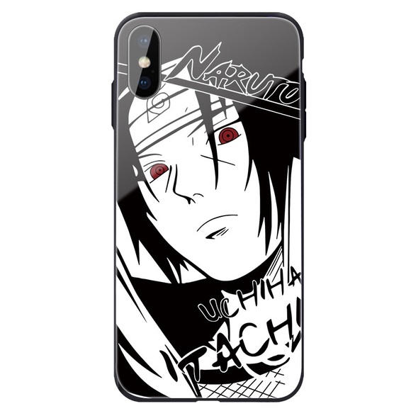 Naruto Uchiha Itachi Tempered Glass Phone Case - Picture 3 of 5
